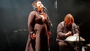 Sara Ajnnak og Stein Austrud Samisk festkonsert