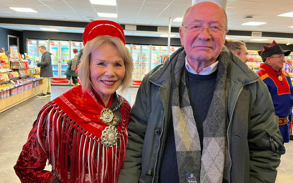 Synnøve Persen og Dag Erland Nyberg rett før de skal se åpningsfilmen under TIFF.
 Foto: Elin Wersland
