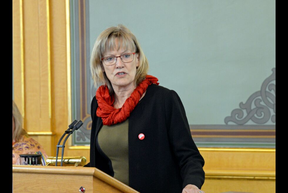 Karin Andersen er stortingsrepresentant for Sosialisk Venstreparti og leder for kommunalkomiteen.
 Foto: Steinar Solaas