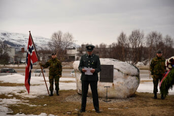 Markerte med sterke taler og minnearrangementer i Porsanger