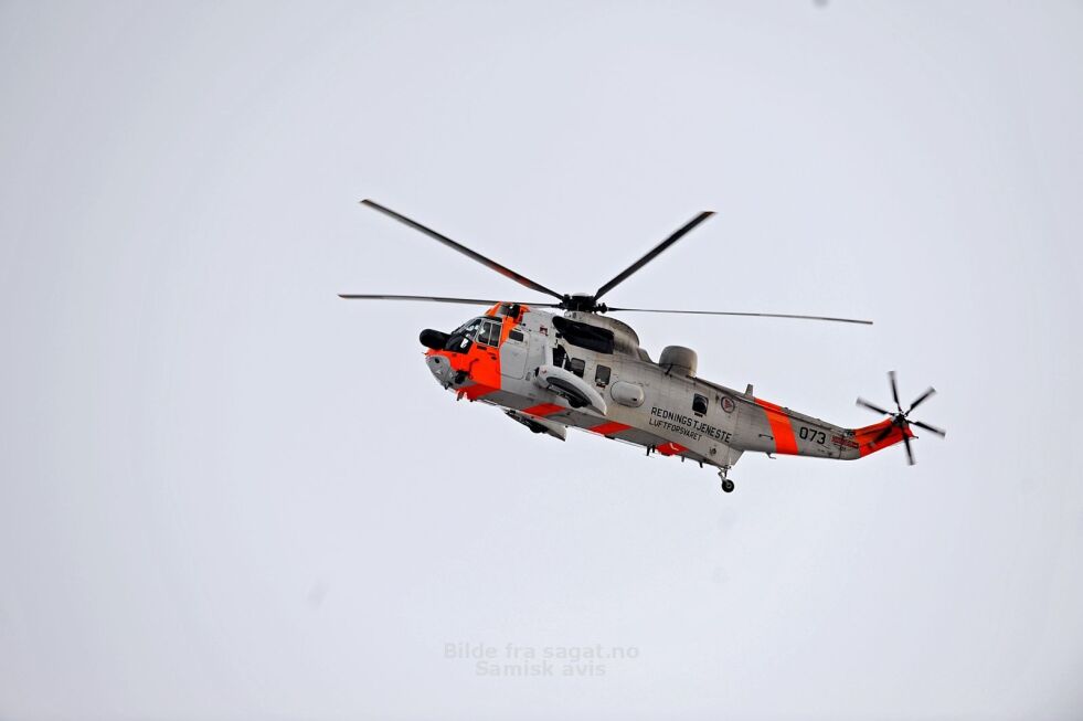 HRS, Sea King, Røde Kors, Sivilforsvaret og NRH er varslet og bistår under søket etter mannen.
 Foto: Arkiv