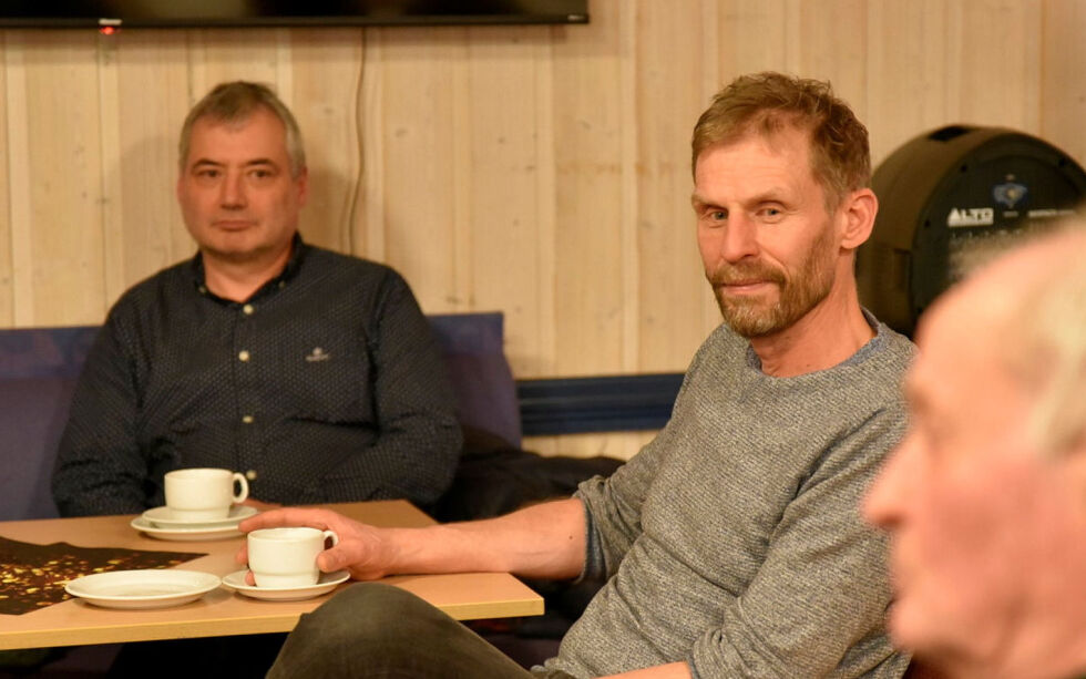 Jo Inge Hesjevik deltok på elgjegerforeningens medlemsmøte som representant fra FeFo. Han minnet om hva som holdt på å skje da Alta elgjegerforening klaget inn FeFo sin ordning til departementet i 2010.
 Foto: Irene Andersen