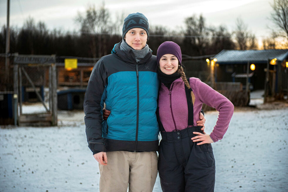 Spanske Júlia Serra og Pau Bolaño trives svært godt her i nord.
 Foto: Karolina Ulfig