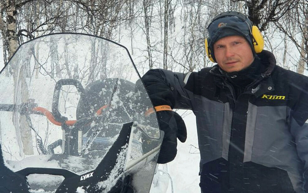 Ole Johan Jonsson Eira fra Gratangen støtter Fosen-saken.
 Foto: Privat