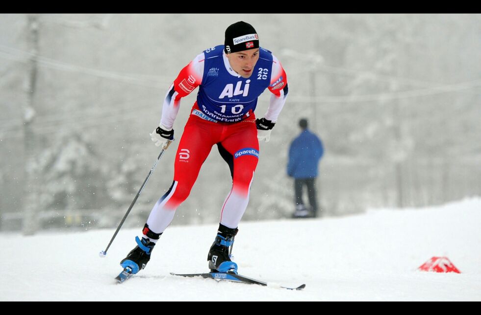 Finn Hågen Krogh var «konge» på Konnerud frem til han ble diskvalifisert for å ha byttet korridor. Dermed ble det ingen finale på han. Foto: Svein Halvor Moe