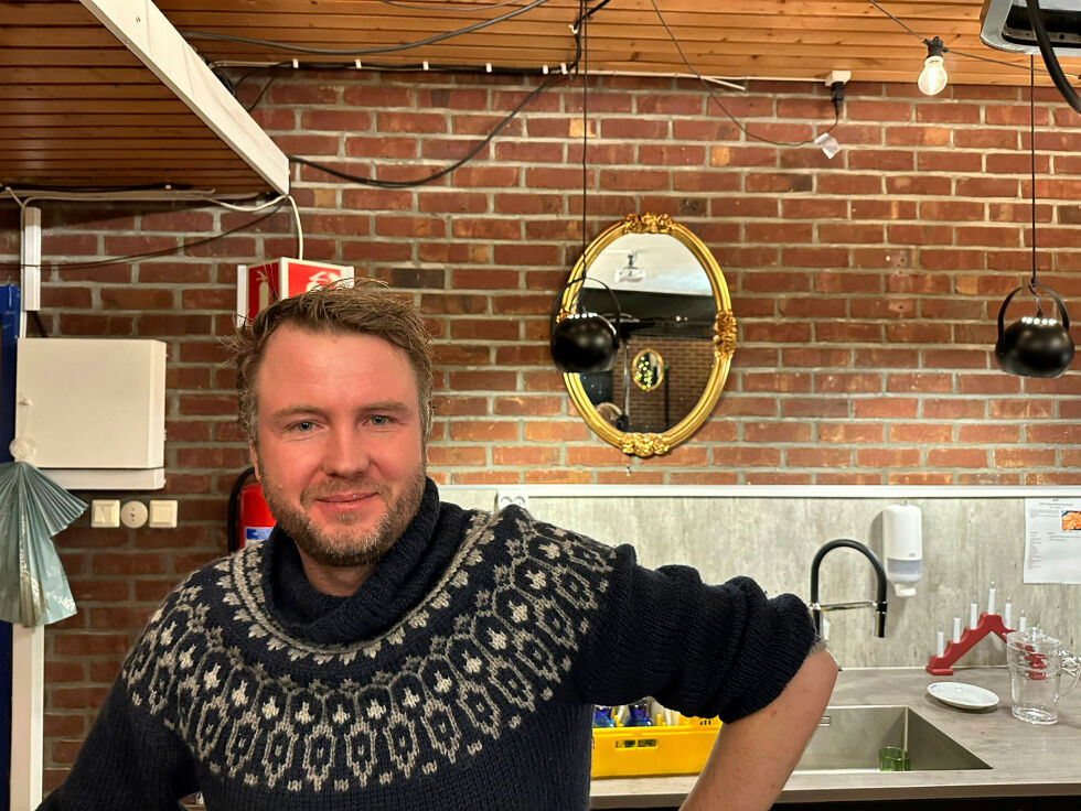 Leder for Kirkens Bymisjon i Kirkenes, Torbjørn Brox Webber, synes det er hyggelig å bli foreslått, men har ingen ambisjon om å bli biskop. – Det passer best for folk over 60, sier 44-åringen.
 Foto: Hallgeir Henriksen