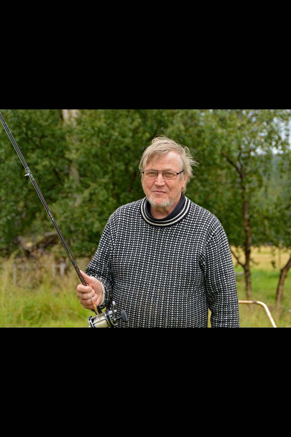 I 50 år har finske Keijo Tattari kommet til Porsanger for å fiske. Dette er hans fristed, og hit kommer han helst alene.
 Foto: Kristin Marie Ericsson