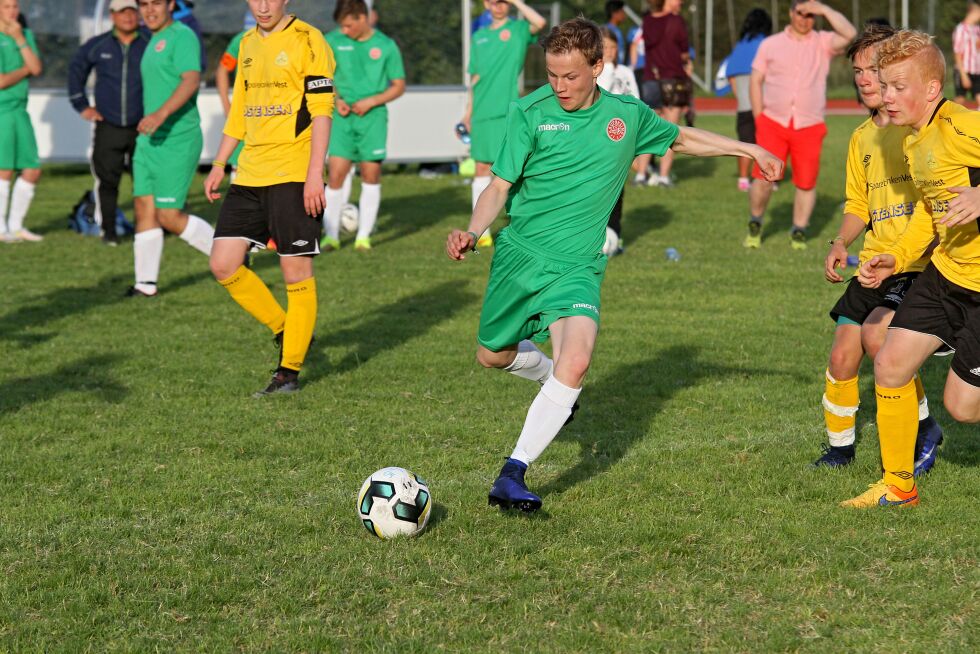 Ole Marcus Sokki scorer.
 Foto: Svein Halvor Moe