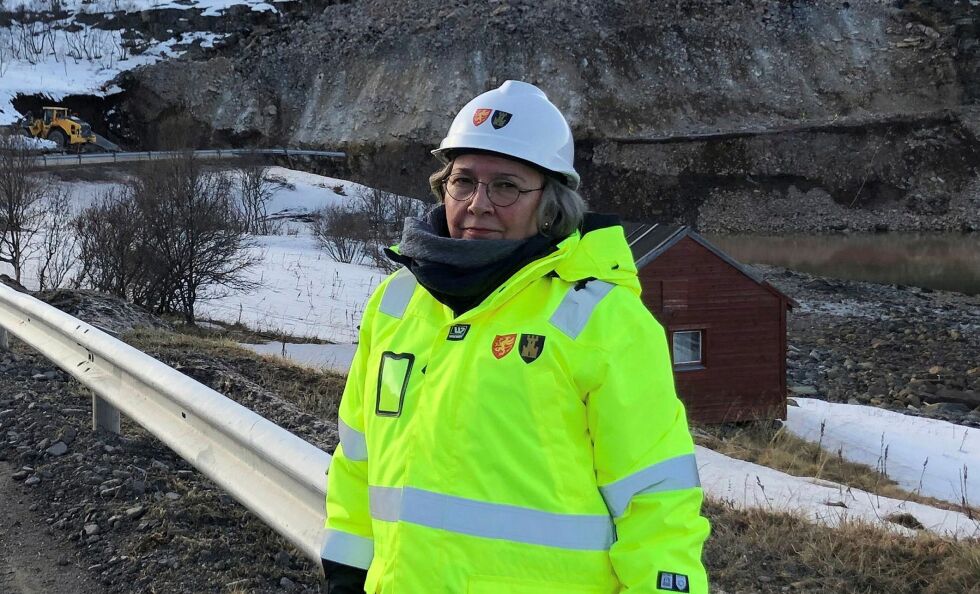 Samferdselssjef Bjørg Anita Joki i Finnmark fylkeskommune lover tiltak for å bedre brøytetilbudet på Nordkyn.
 Foto: TFKK