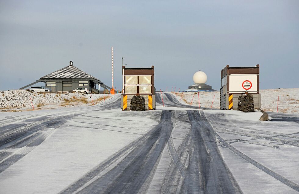 Bomstasjonen på Nordkapplatået. Arkivfoto