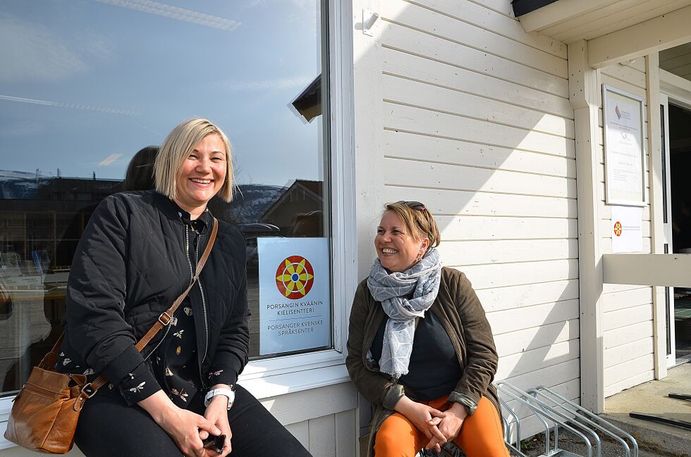 Anneli Naukkarinen skal styre språksenteret i Lakselv og det er ordfører Aina Borch svært glad for.
 Foto: Roger Albrigtsen