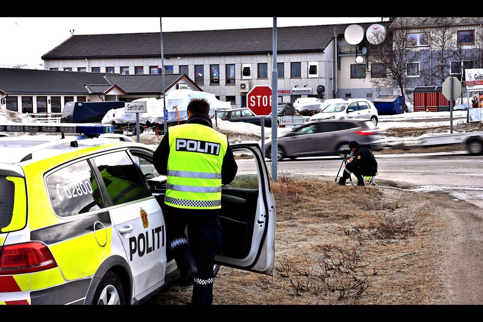 Utrykningspolitiets kontroller i nord ga gode resultater i 2017, blant annet gjennom at flere ruskjørere ble tatt.
 Foto: Bjørn Arne Johansen
