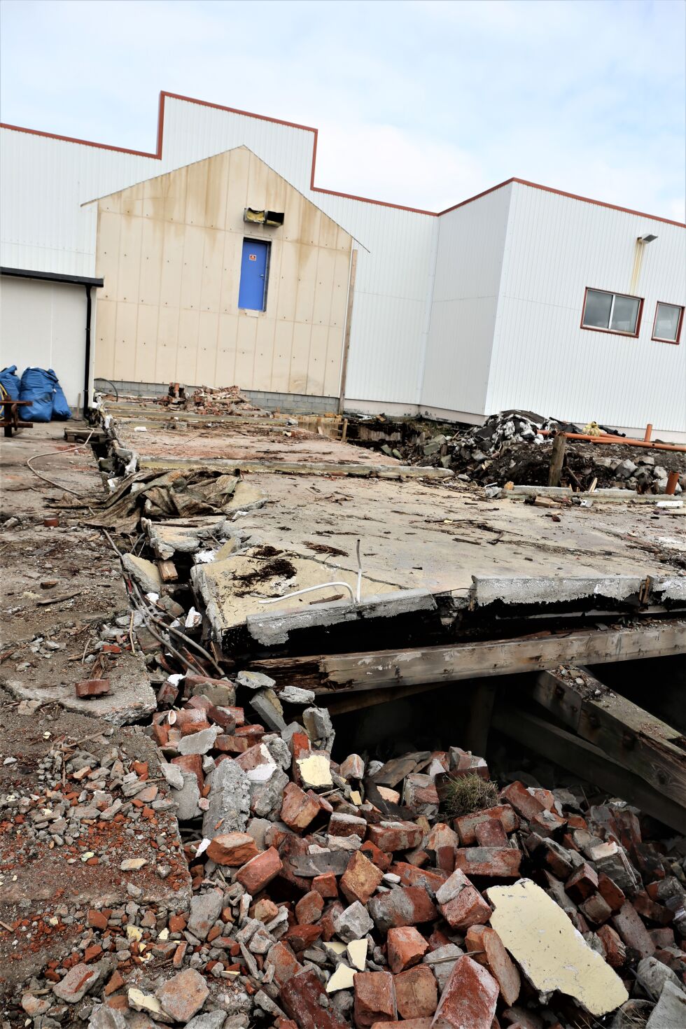 Bedriften ønsker å forskjønne og fornye de mindre presentable delene av Dyfjord-bruket
 Foto: Bjørn Roald Lillevik
