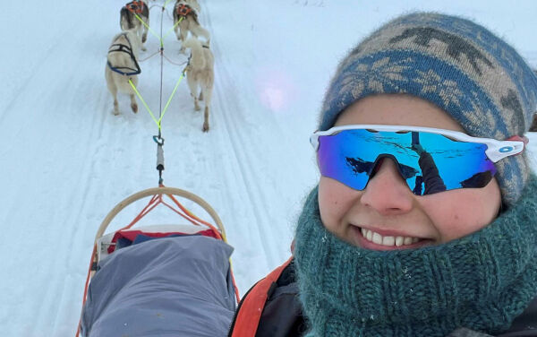 Tok hundespann hjem i stedet for buss