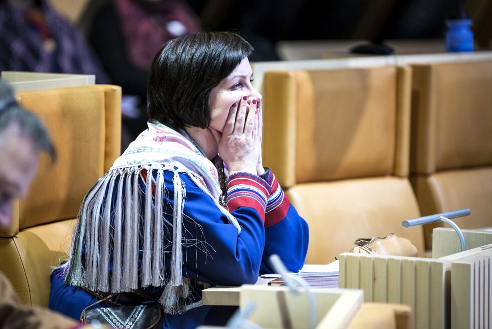 Aili Keskitalo (NSR) har få timer igjen som sametingspresident.
 Foto: Frøydis Urbye