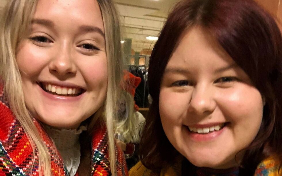 Anna Hag­land og Erle Bårdsdatter Sæther i Os­lo­ve Noe­reh ser frem til høst­en. Foto: Pri­vat