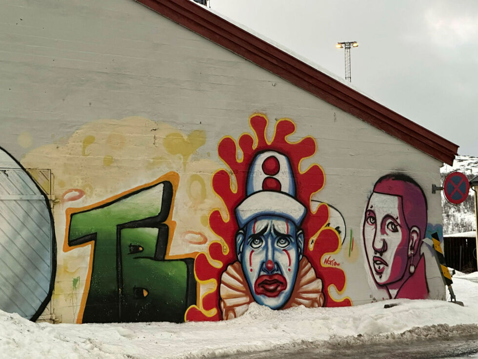 Når en ser nærmere på graffitikunsten ser en at den er svært forseggjort.
 Foto: Hallgeir Henriksen