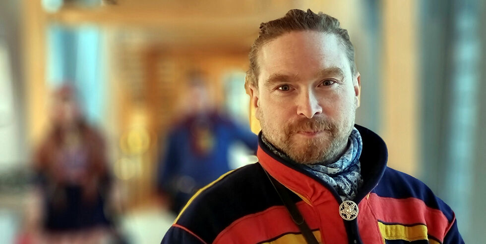 NSRs nestleder og parlamentariske leder på Sametinget, Beaska Niillas.
 Foto: Steinar Solaas