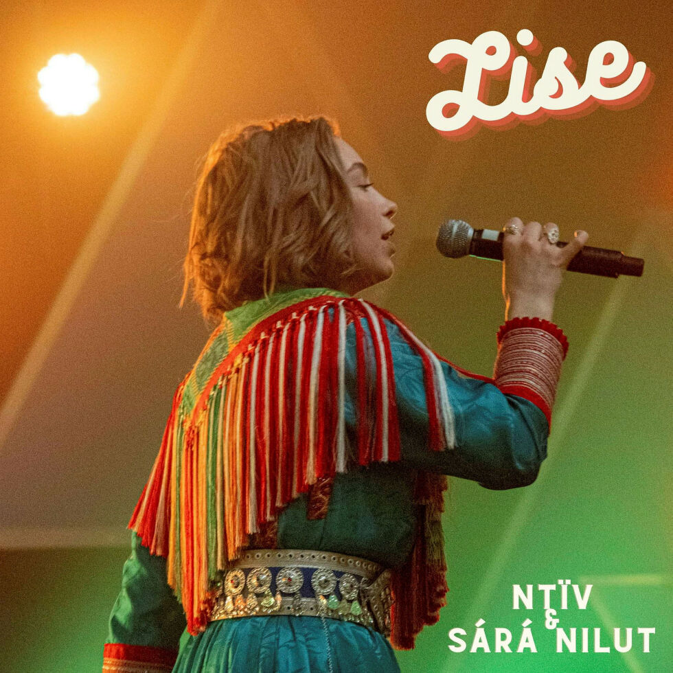 Coverbildet til låten Sárá Nilut og NTIV har laget sammen.
 Foto: Ol Johan Gaup
