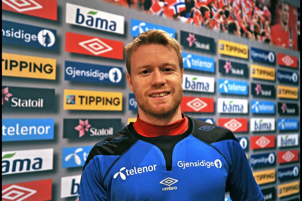 Skånlands fotballstjerne, Tom Høgli, er tilbake på landslaget etter skade.
 Foto: Erik Brenli