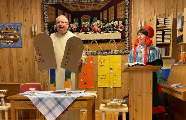 Samisk gudstjeneste i Billefjord