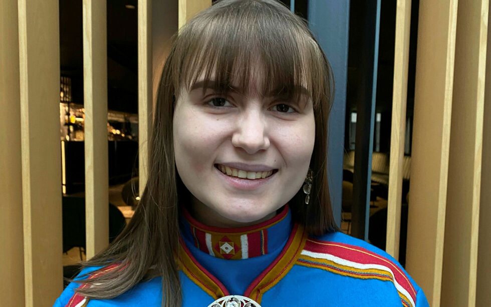 Ariana Olsen, fylkesleder, AUF i Finnmark
 Foto: Presse
