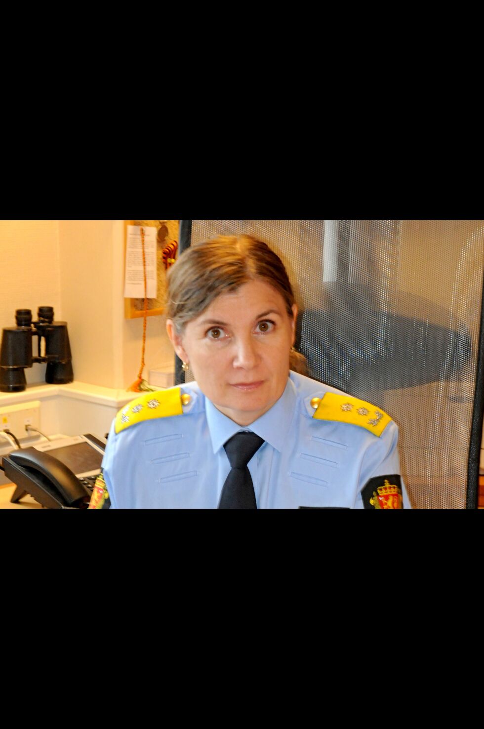 Politimester Ellen Katrine Hætta mener politiet må bli mer synlig på nett, og oppforder samtidig folk til å tenke seg nøye om før de publiserer noe på sosiale medier.
 Foto: Hallgeir Henriksen