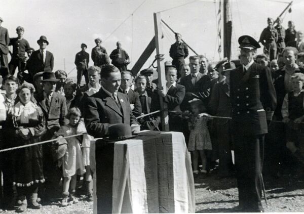 Kong Haakon VII ønsket å se ødeleggelsene