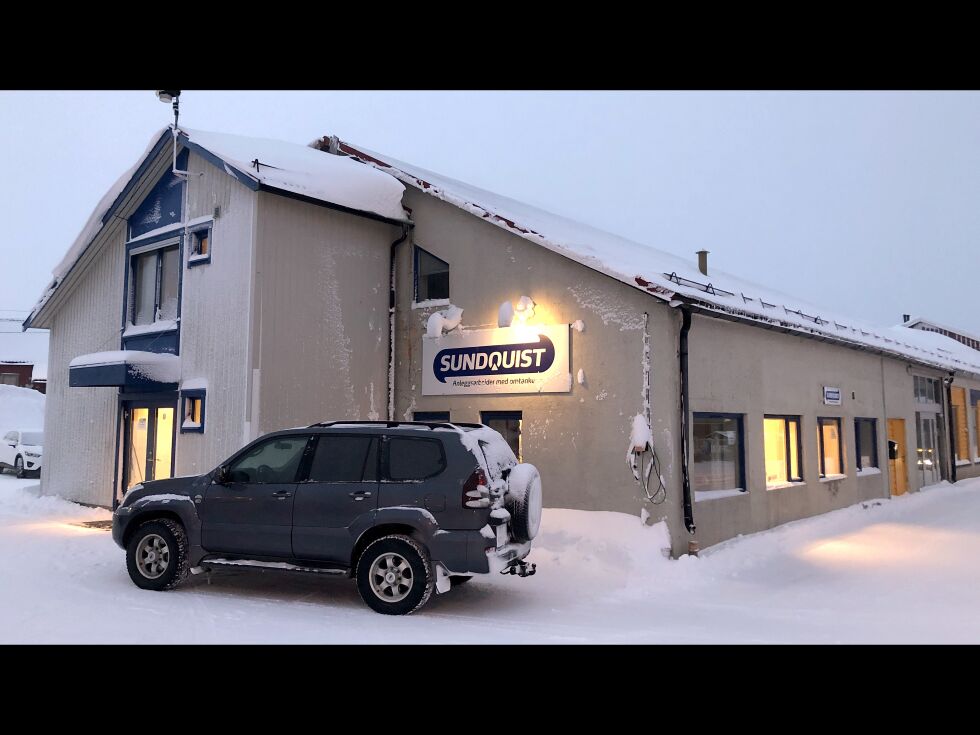 Hovedlokalet på Haganes i Kirkenes, skal Sundquist selge, etter at det har vært hovedbasen for bedriften siden starten på 60-tallet.
 Foto: Halllgeir Henriksen