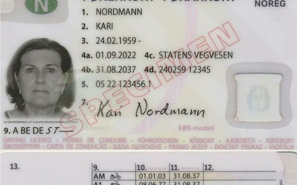 Nytt førerkort med hyllest til kvænene