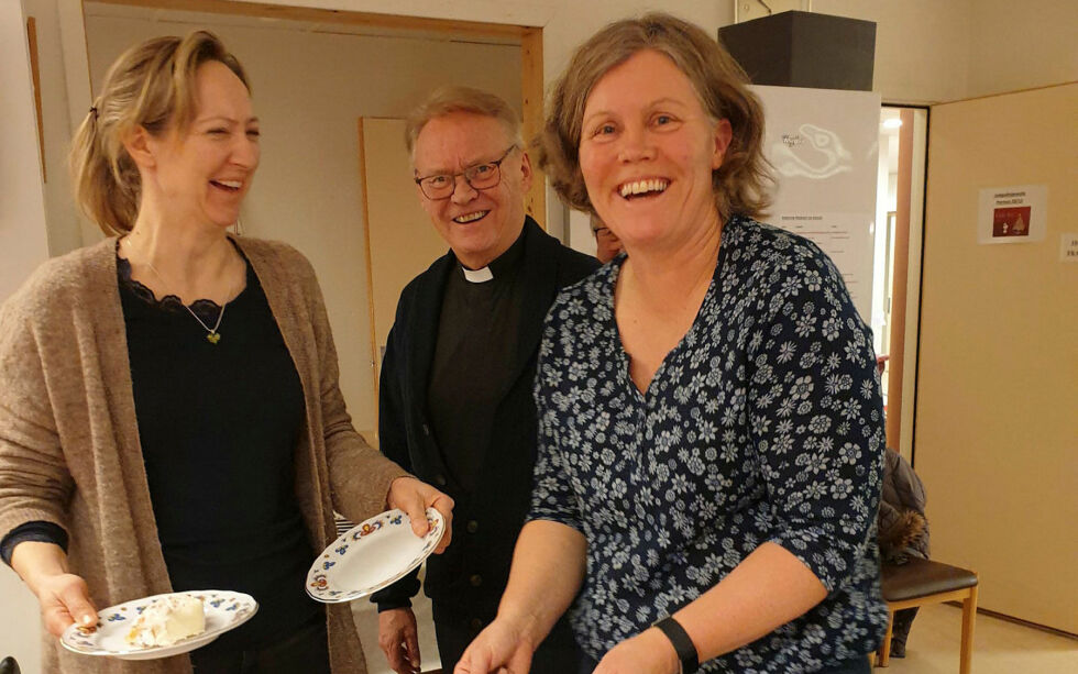 Kristin Skare, Arnulf Andersen og Bjørg Hana.
 Foto: Asfrid Karlsen