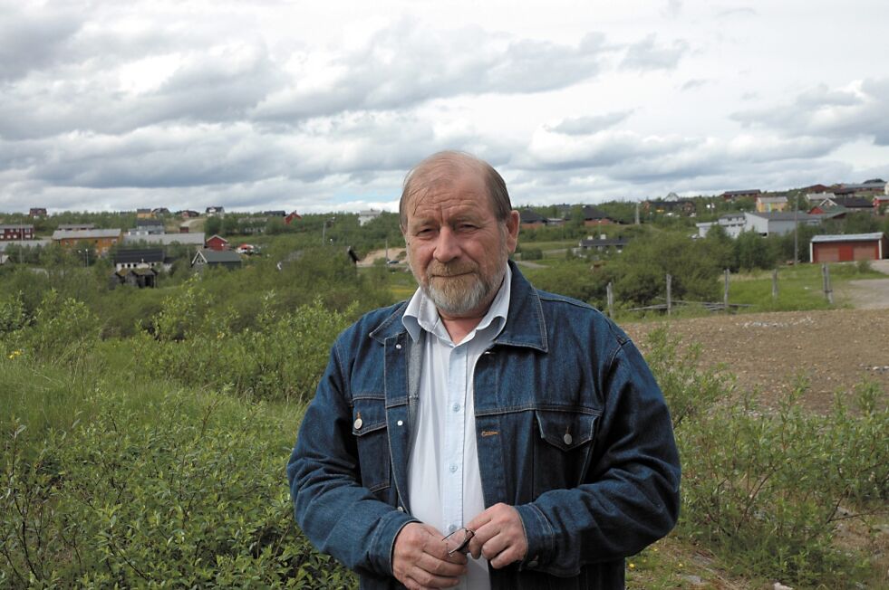 Alf isak Keskitalo fikk pris.
 Foto: Arkiv