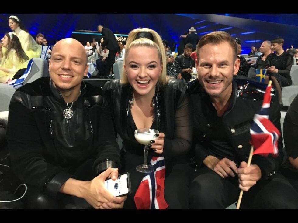 DA VAR DET GJORT: KEiiNO har gjort sitt i årets utgave av Eurovision Song Contest.
 Foto: NRK