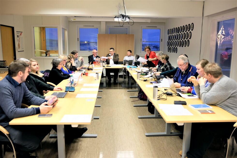 Budsjettbehandlingen i Nesseby kommune gikk kjapt unna. I løpet av 90 minutter var det hele over.
 Foto: Bjørn Hildonen