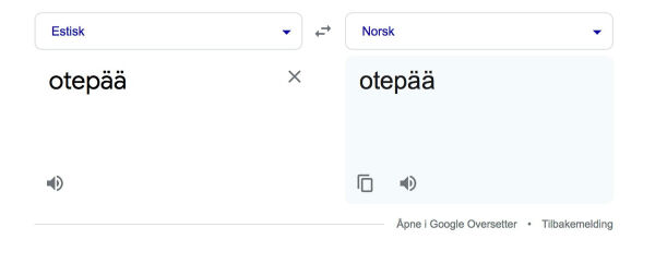 Herfra til OTTEPE
