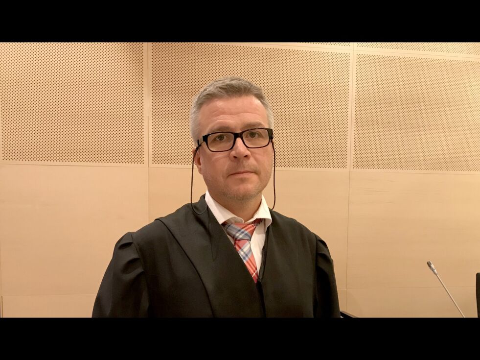 Advokat Kjetil H. Nilsen forsvarer porsangermannen som mandag forklarte seg i retten om forholdene rundt forsøket på innføring av narkotika.
 Foto: Kristin Marie Ericsson
