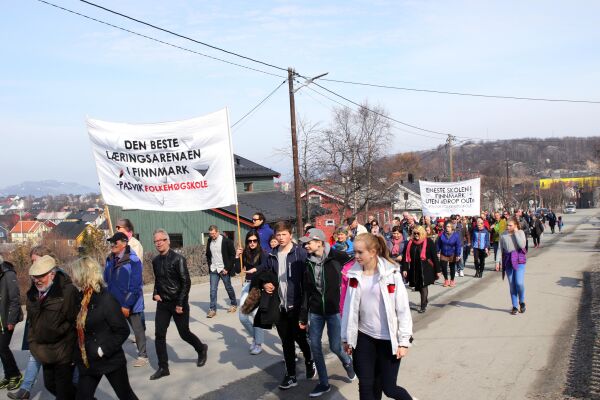 1. mai-markering i Kirkenes