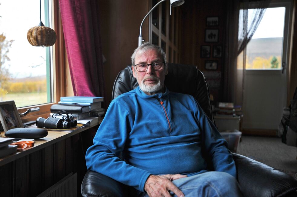 Erling Lahm er overveldet over all støtte og hjelp de har fått se på nært hold når hundrevis av mannskaper har lett etter broren Odd Henry.
 Foto: Erik Brenli