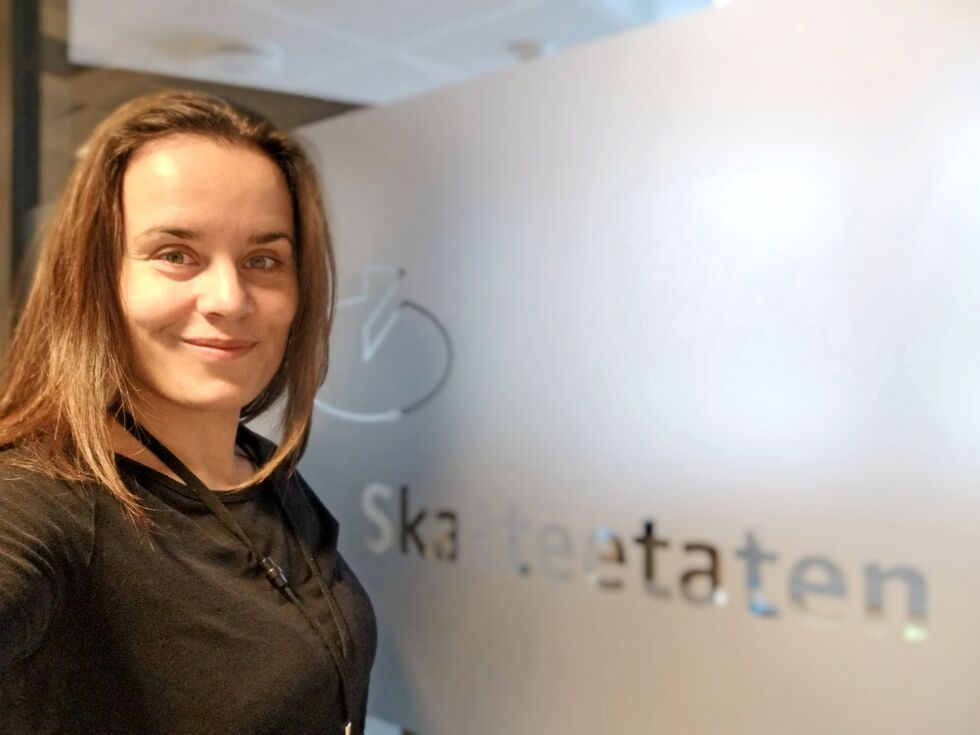 Karen Anne Bakkevig, som til vanlig er seniorskattejurist hos Skatt nord i Vadsø, er blant de som skal være lærer for en dag ved skoler i Finnmark.
 Foto: Privat