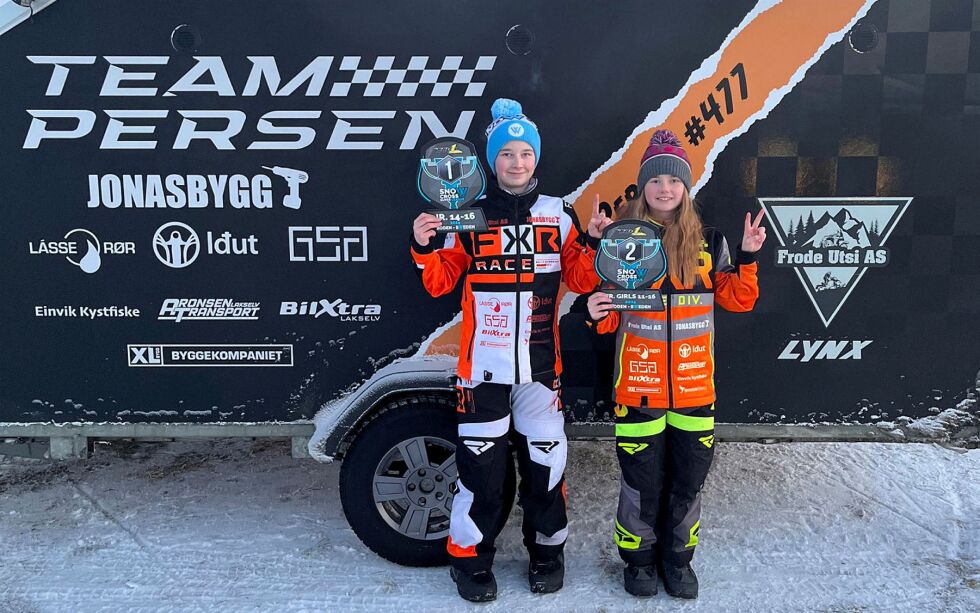 Isak og Adine fortsetter å prestere. Neste runde i Super League er i Finland i midten av mars.
 Foto: Privat
