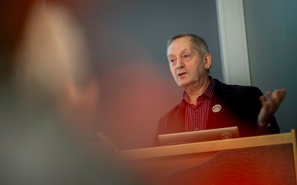 – Vi krever at all opp­dretts­virk­som­het over­fø­res til lukkede anlegg innen fem år, sier Bivdu-leder Inge Arne Eriksen.
 Foto: Cecilie Bergan Stuedal