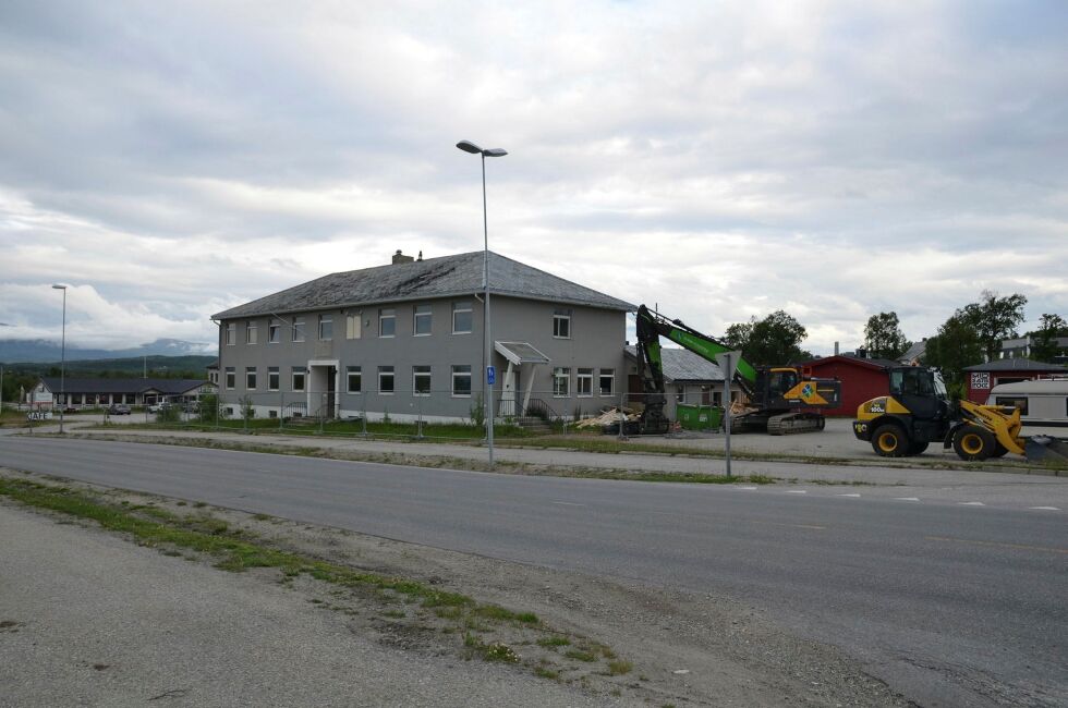 Det nærmer seg slutten for bygget som opprinnelig var et rådhus.
 Foto: Roger Albrigtsen