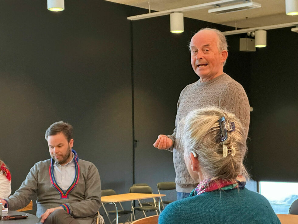 Kåre Tannvik har stor tro på at han kommer i mål med prosjektet, og at det blir et historisk spel i Pasvik i august 2026, 200 år etter grenseavtalen, som ble katastrofal for skoltene i det gamle fellesdistriktet.
 Foto: Hallgeir Henriksen