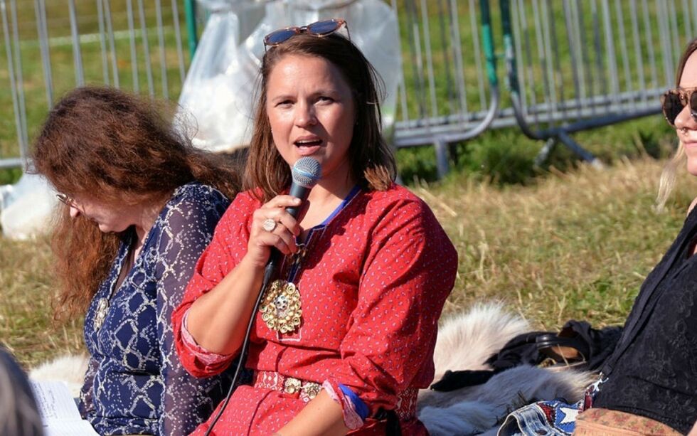 Christina Hætta er leder for kulturavdelinga i Samerådet. Foto: Steinar Solaas