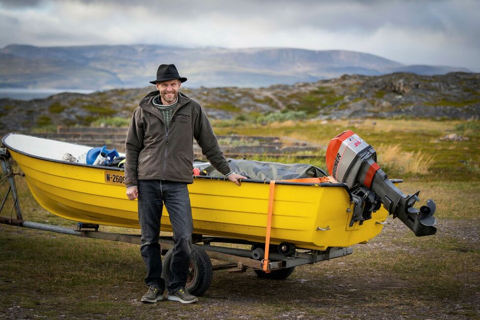Jo Inge Hesjevik deler gledelig ut sin kunnskap om seljakt.
 Foto: Therese N. Andersen