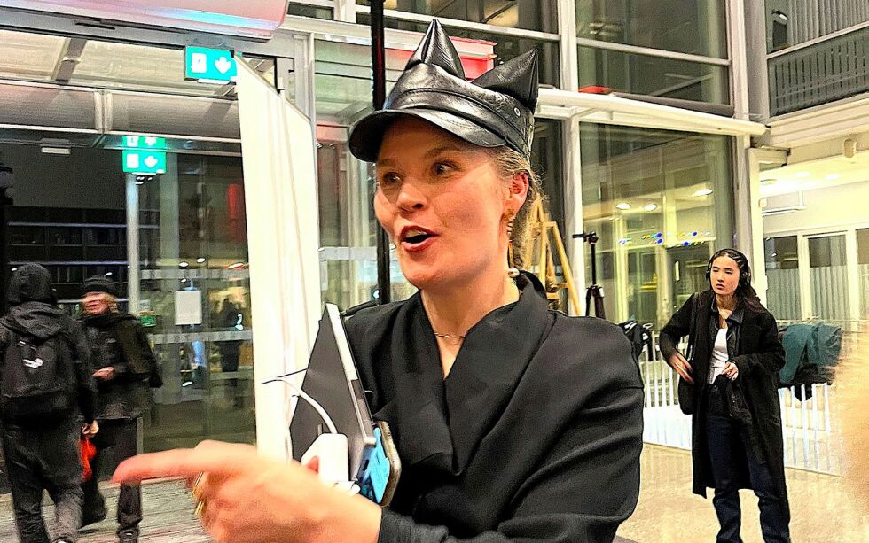 Stylist Nina Erdahl inviterer til motefest.
 Foto: Elin M. Wersland