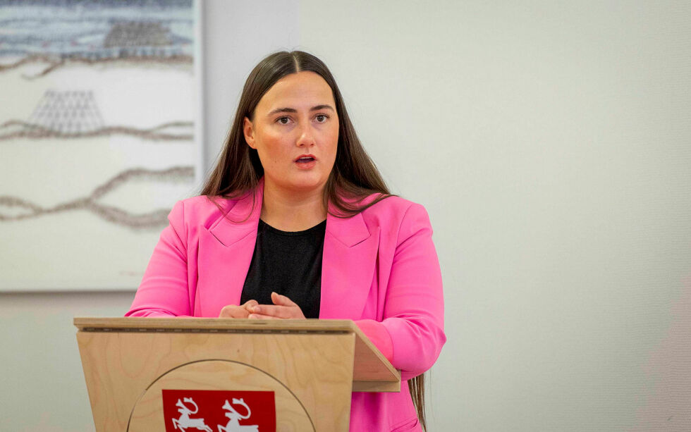 – Det er viktig at vi sier nei til forslaget i dag spesielt fordi at disse holdningene er skumle, sa varaordfører i Porsanger kommune, Mariell Haugli (Ap).
 Foto: Cecilie Bergan Stuedal