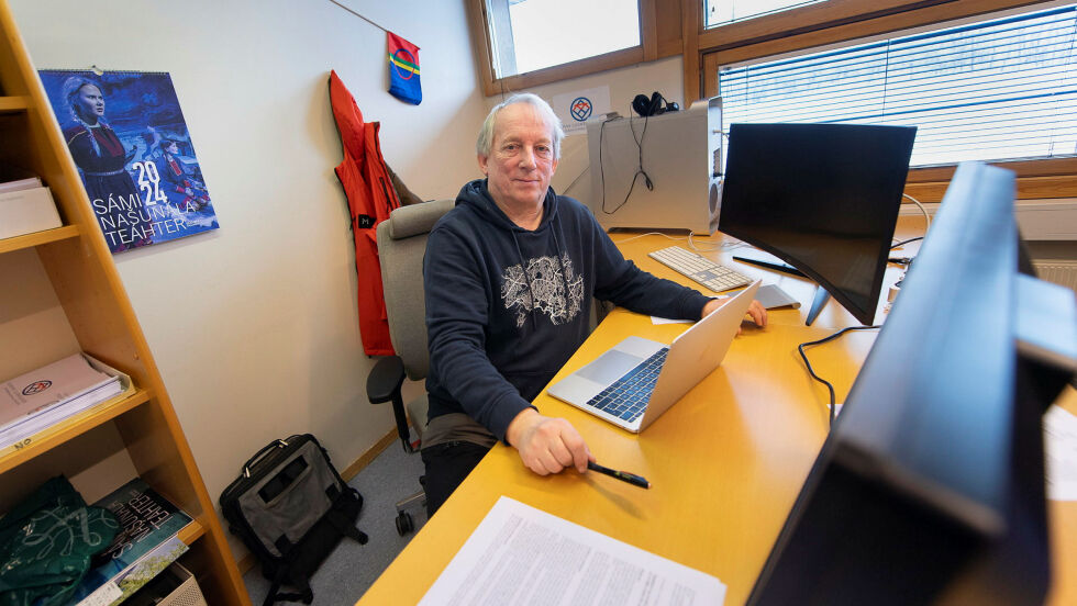 Håkon Isak Vars på Luovvi Luohteguovddáš (LLG)/Internasjonalt joikesenter inviterer til joikeseminar under Lávdan Sámi Arena, som er historiens første samiske «arendalsuke».
 Foto: Cecilie Bergan Stuedal