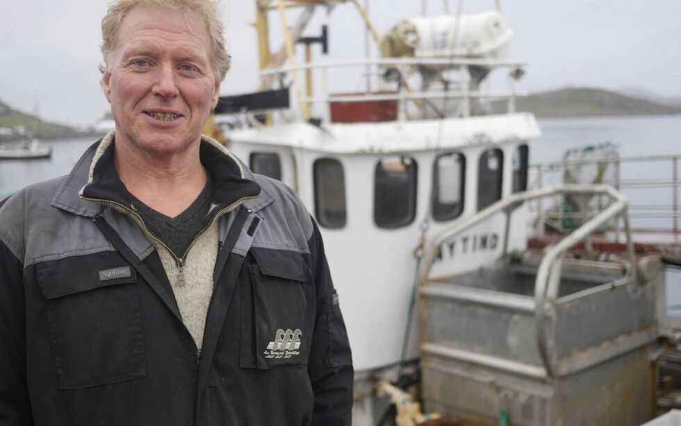 – Vi le­ver av hav­et, og in­gen fisk skal gå til spille om vi kan unn­gå det, sier skip­per John­ny In­ge­brigt­sen om bord på M/S «Ny­tind». Arkivfoto: Geir Jo­han­sen