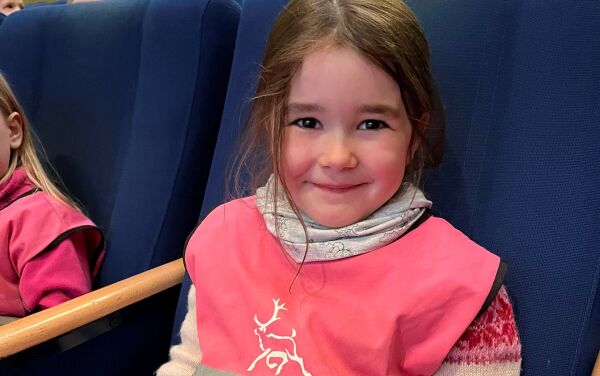 Det var spesielt én ting Aila Louise (6 år) syntes var skikkelig bra
